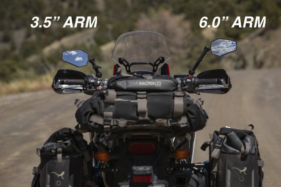 DOUBLETAKE MIRROR | ADVENTURE MIRROR KIT – Taco Moto Co.
