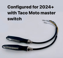 Load image into Gallery viewer, LED SUPER FLEX FRONT TURN SIGNALS BY TACO MOTO