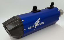 Load image into Gallery viewer, GRAVES MOTORSPORTS STAINLESS SLIP-ON W/ CARBON END CAP | 24+ KTM/HQV/GG