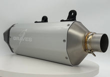 Load image into Gallery viewer, GRAVES MOTORSPORTS STAINLESS SLIP-ON W/ CARBON END CAP | 24+ KTM/HQV/GG