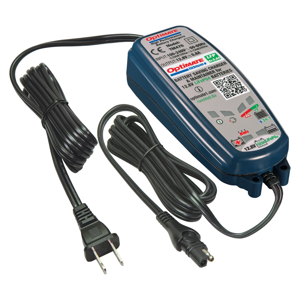 TECMATE OPTIMATE LITHIUM BATTERY CHARGER – Taco Moto Co.