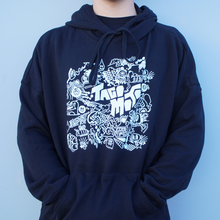 Load image into Gallery viewer, BLACK + WHITE MAGIC BY WOTTO | TACO MOTO CO. DROP SHOULDER HOODIE