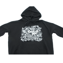 Load image into Gallery viewer, BLACK + WHITE MAGIC BY WOTTO | TACO MOTO CO. DROP SHOULDER HOODIE