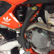 Load image into Gallery viewer, P3 CARBON FIBER FRAME GUARDS | 2017-23 KTM / HUSQ 125-501