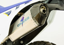 Load image into Gallery viewer, GRAVES TITANIUM SLIP-ON EXHAUST W/ CARBON END CAP | KTM ENDURO R/HUSQVARNA R/SUPERMOTO