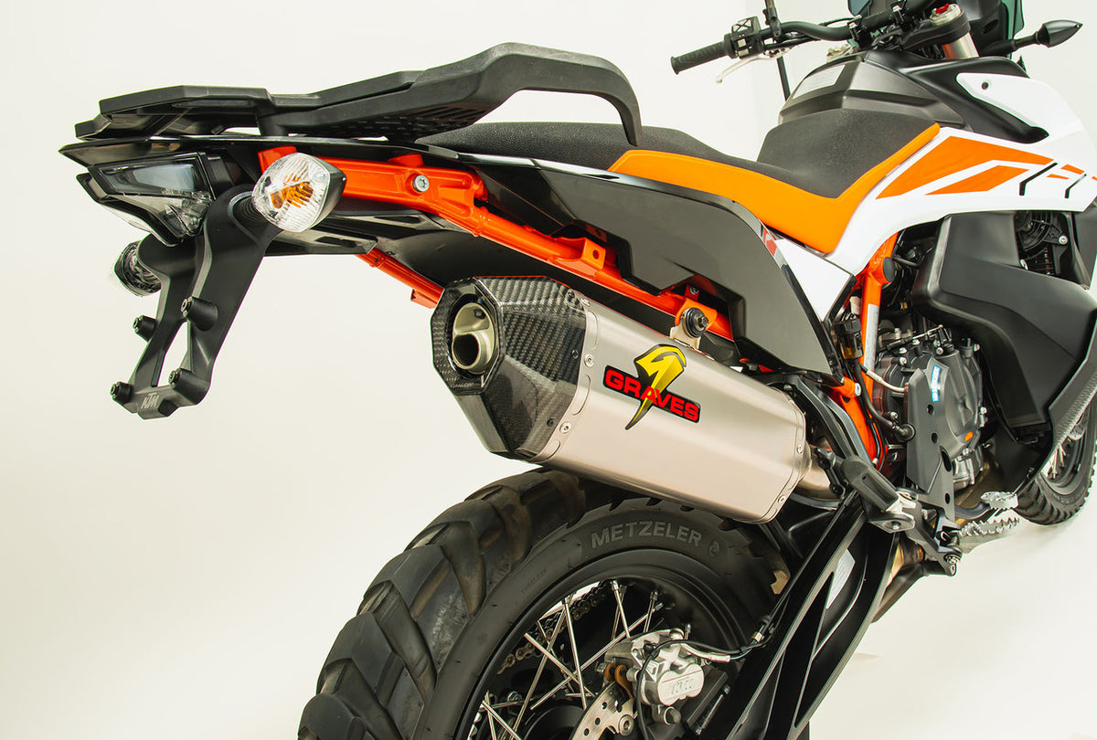 GRAVES MOTORSPORTS NORDEN 901 DUALSPORT TITANIUM EXHAUST KTM 790 890 HUSQVARNA