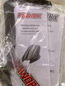 BAJAWORX ENDURO WINDSCREEN | KTM 350/450/500 EXC/XCW