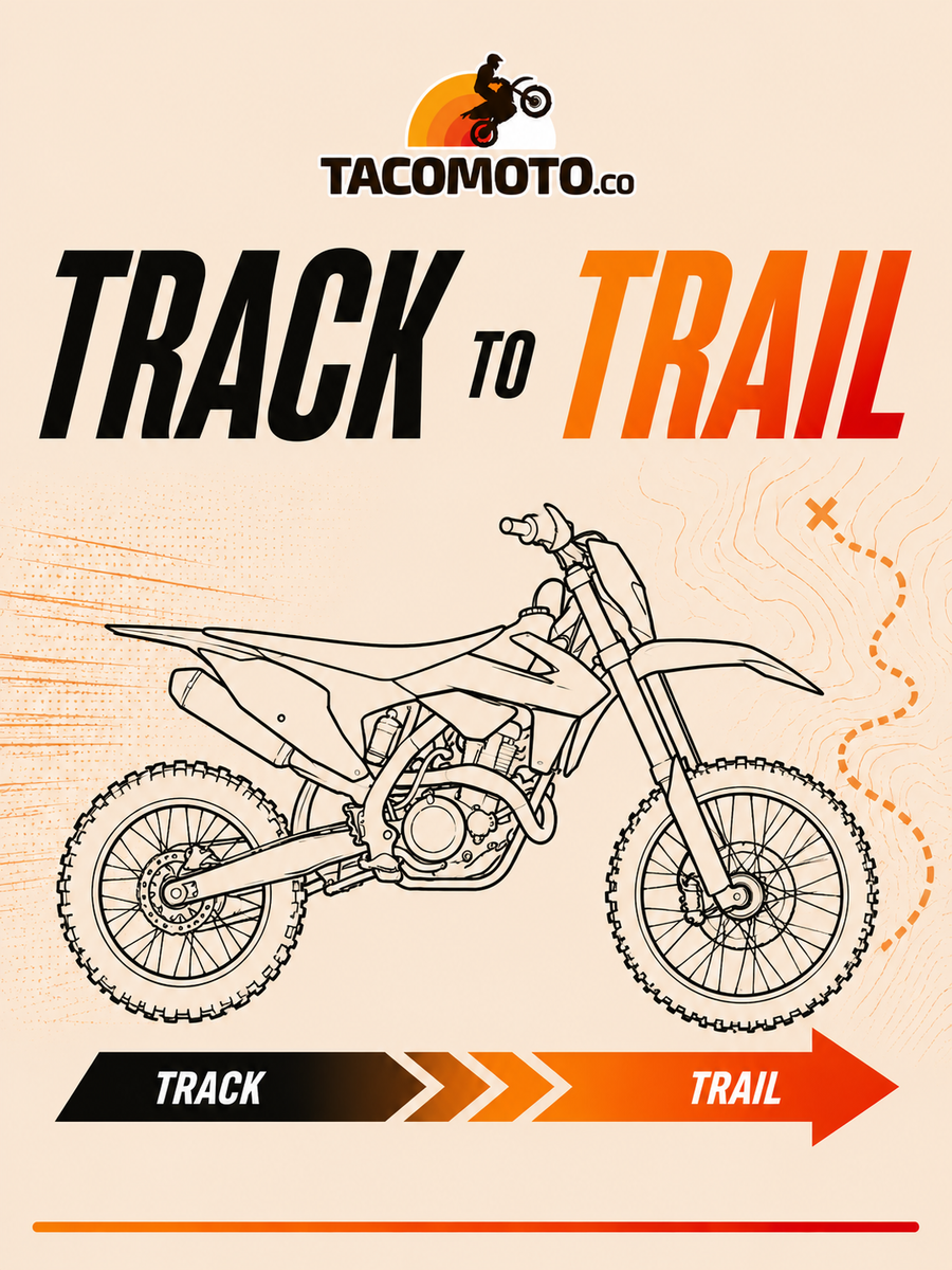 Taming a Four Stroke Race bike for Enduro – Taco Moto Co.