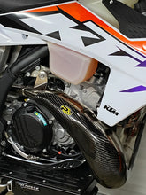 Load image into Gallery viewer, P3 CARBON PIPE GUARD MAXCOVERAGE KTM/HQV/GASGAS 250/300 FMF Gnarly &amp; Fatty | 2023