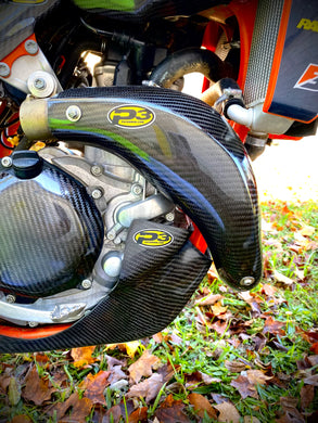 P3 CARBON HEAT SHEILD MAXCOVERAGE KTM & Husqvarna 450 | 2023 - 2025