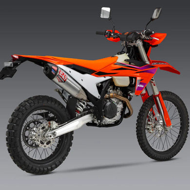YOSHIMURA RS-12 STAINLESS SLIP-ON EXHAUST W/ ALUMINUM MUFFLER | 2024 KTM 350/500 EXC-F, FE