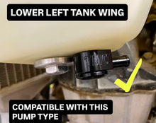 Load image into Gallery viewer, *COSMETIC BLEM* 90 Degree FUEL PUMP FITTING by TACO MOTO CO. | ORANGE