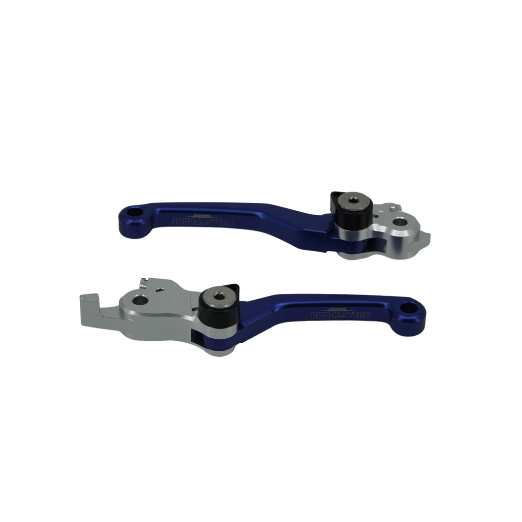 *OPEN BOX AS IS* BULLET PROOF DESIGNS CLUTCH/BRAKE LEVER SET | HUSKY MAGURA - BLUE