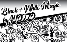 Load image into Gallery viewer, GRAPHICS KITS by TACO MOTO  CO. | BLACK + WHITE MAGIC by WOTTO