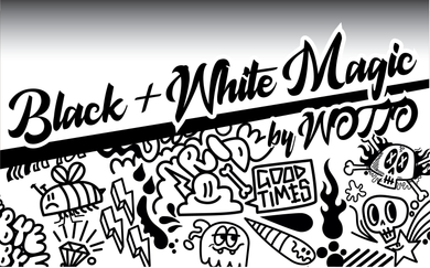 GRAPHICS KITS by TACO MOTO  CO. | BLACK + WHITE MAGIC by WOTTO