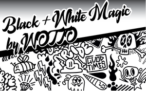 GRAPHICS KITS by TACO MOTO  CO. | BLACK + WHITE MAGIC by WOTTO