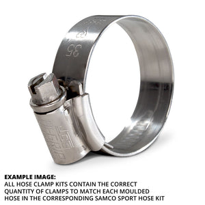 SAMCO STAINLESS STEEL HOSE CLAMP KIT | HONDA CRF 450 L 2019-24