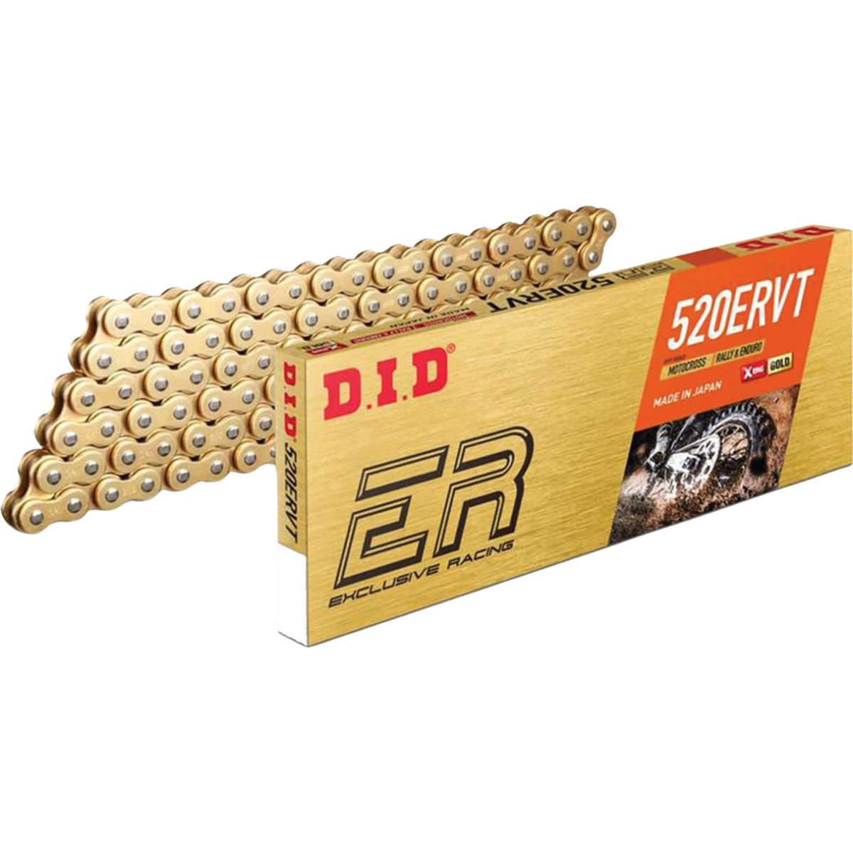 DID 520 ERVT GOLD X-RING CHAIN 520x120 – Taco Moto Co.