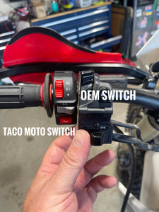 SLIM FIT LEFT HAND MASTER SWITCH | BETA by TACO MOTO CO.