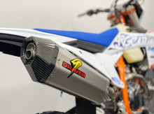 Load image into Gallery viewer, GRAVES MOTORSPORTS TITANIUM SLIP-ON W/ CARBON END CAP | 2024-25 KTM/HQV EXCF, FE