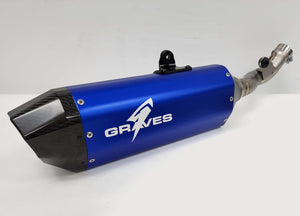 GRAVES MOTORSPORTS SLIP-ON EXHAUST SYSTEM | HONDA 2019+ CRF450RL / L / X