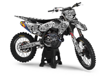 Load image into Gallery viewer, READY TO RIDE GRAPHICS KIT - BLACK + WHITE MAGIC by WOTTO