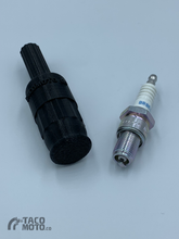 Load image into Gallery viewer, TWO STROKE SPARK PLUG HOLDER BY TACO MOTO
