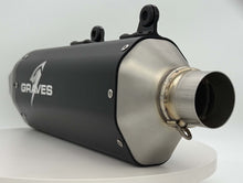 Load image into Gallery viewer, GRAVES MOTORSPORTS Stainless SLIP-ON W/ CARBON END CAP