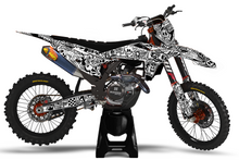 Load image into Gallery viewer, READY TO RIDE GRAPHICS KIT - BLACK + WHITE MAGIC by WOTTO