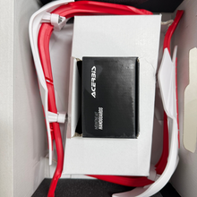 Load image into Gallery viewer, *OPEN BOX AS IS* ACERBIS X-FACTORY HAND GAURDS | RED LETTERS WHITE SHEILD