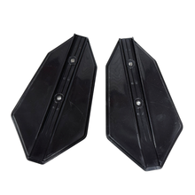 Load image into Gallery viewer, *OPEN BOX* REFLEX RACING PLASTIC SHIELDS (PAIR) WITH DECALS | BLACK MODERN