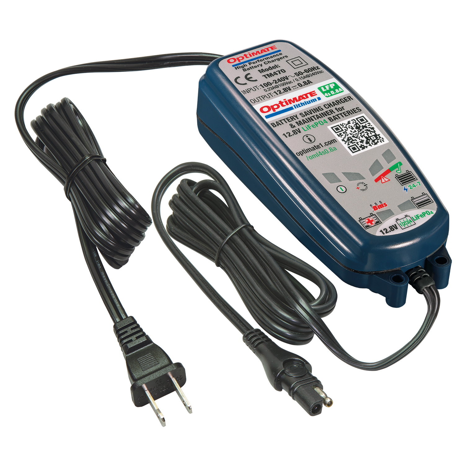 Tecmate OptiMate USB O-118 lader - NR1 Motor Tecmate OptiMate USB O-118 lader - NR1 Motor