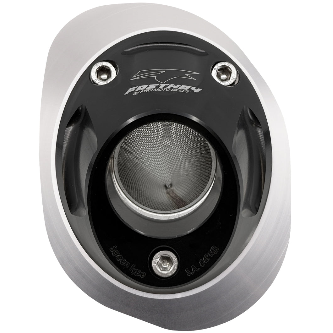 PRO MOTO BILLET / FASTWAY SPARK ARRESTOR END CAP 6102 | 20+ EXC-F, XW-F, FE, FEs, EC, EW