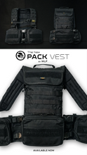 Load image into Gallery viewer, Images of the Black Pack Vest