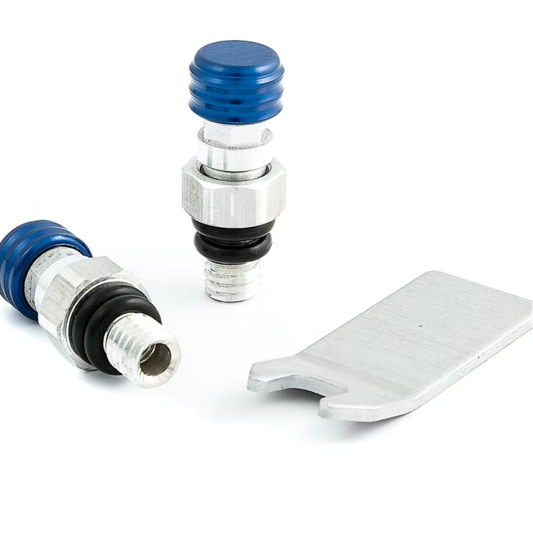 Speed Bleed Valves WP Cone Valve Fork (Pair) both L+R 6mm