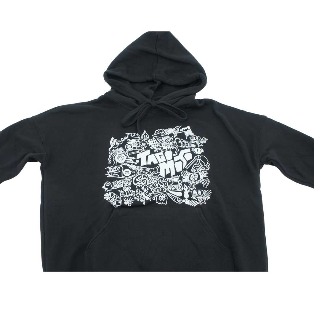 BLACK + WHITE MAGIC BY WOTTO | TACO MOTO CO. DROP SHOULDER HOODIE