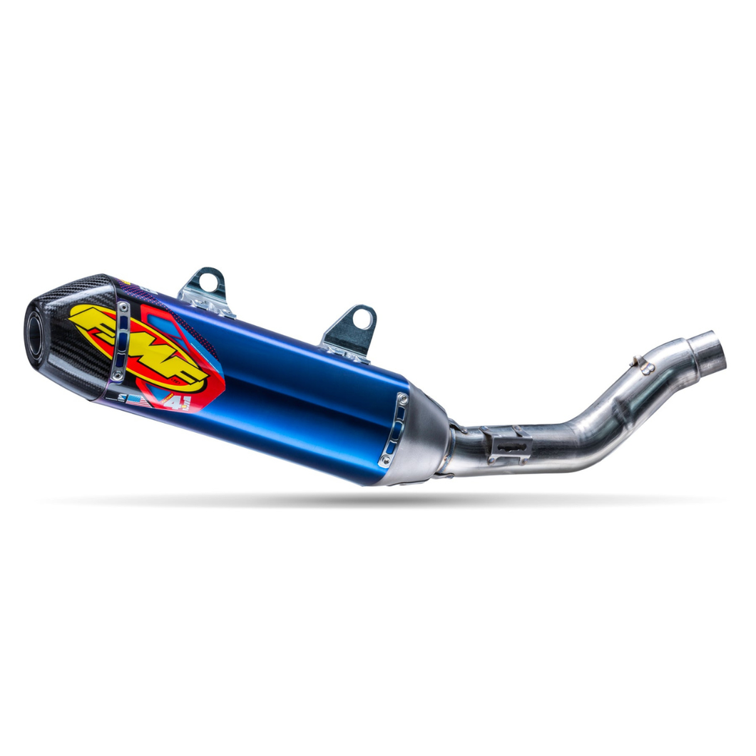 FMF FACTORY 4.1 RCT TITANIUM ANODIZED SILENCER W/CARBON END CAP