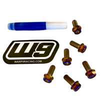 Load image into Gallery viewer, WARP 9 TITANIUM BRAKE ROTOR BOLT KIT