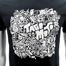 Load image into Gallery viewer, BLACK &amp; WHITE MAGIC by WATTO for TACO MOTO CO.  T-SHIRT