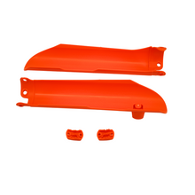 Load image into Gallery viewer, *OPEN BOX AS IS* ACERBIS ORANGE LOWER FORK GUARDS COVERS | KTM 125-525 00-07