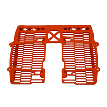 Load image into Gallery viewer, *OPEN BOX* EMPEROR RACING KTM-2445 BILLET RADIATOR GUARD | 2024-25 500 EXC-F - ORANGE AND BLACK