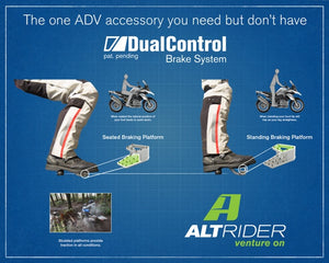 ALTRIDER DUALCONTROL BRAKE SYSTEM | KTM/HUSQ/NORDEN 901 MODELS - Black