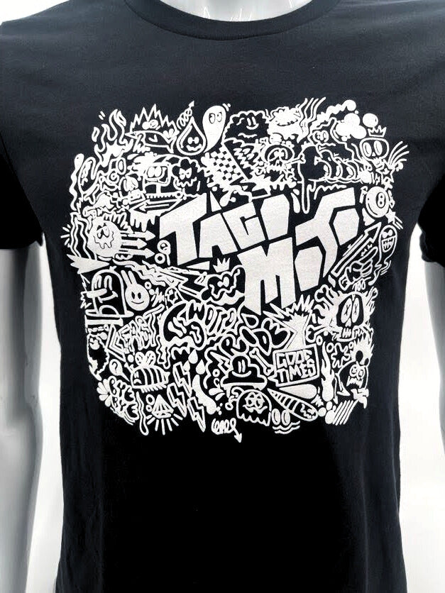 BLACK & WHITE MAGIC by WATTO for TACO MOTO CO.  T-SHIRT