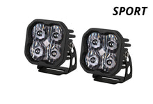 Load image into Gallery viewer, SS3 White Sport LED Pod (pair)