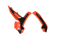 ACERBIS X-GRIP FRAME PROTECTOR | 2024 KTM EXC-F ORANGE/BLACK