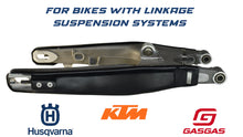 Load image into Gallery viewer, CROSSLINKED COMPONENTS  SWINGARM GUARDS - KL (HUSQVARNA, KTM WITH LINKAGE SUSPENSION 2014-2022, GASGAS 2021-2023)