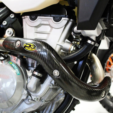 P3 RACING CARBON HEAT SHIELD | 2017-19 450-501 EXC/F/FE