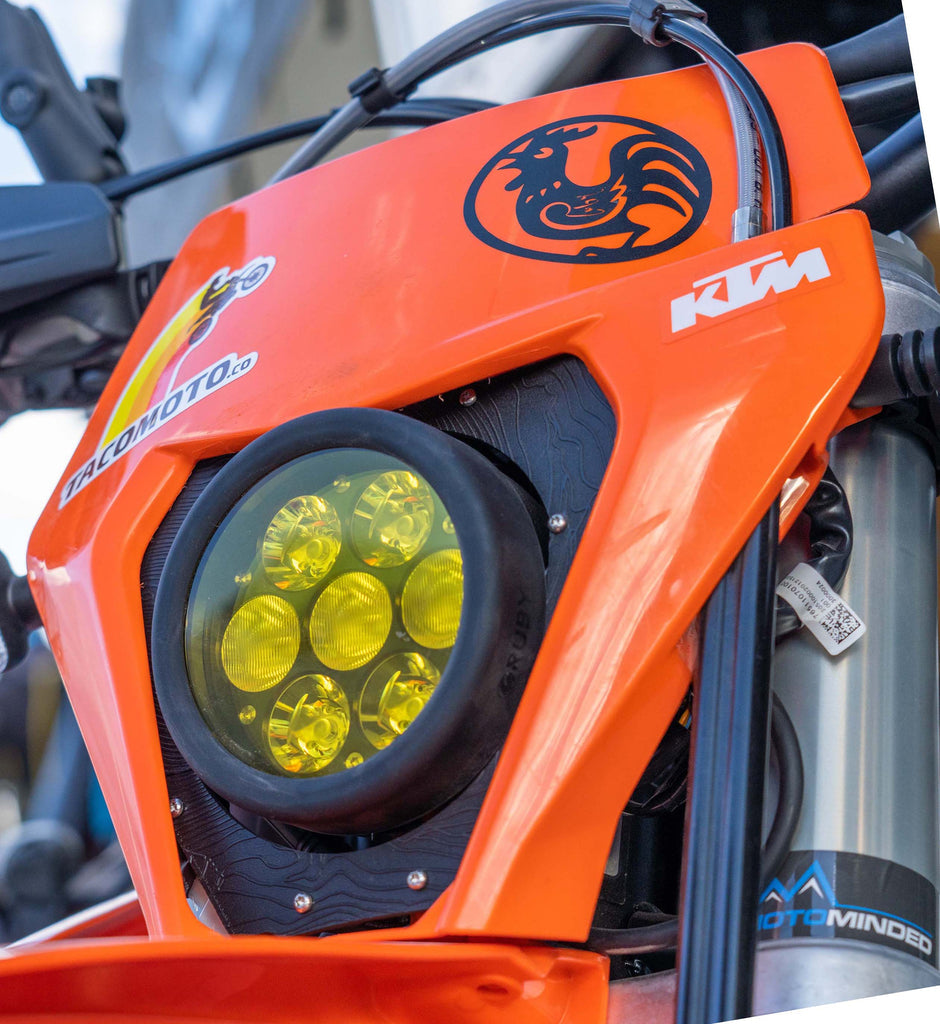 RUBY MOTO HYPER-VIS LENS SHIELD – Taco Moto Co.