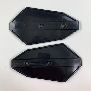 REFLEX RACING PLASTIC SHIELDS - PAIR