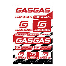 Load image into Gallery viewer, GASGAS DECAL SHEET